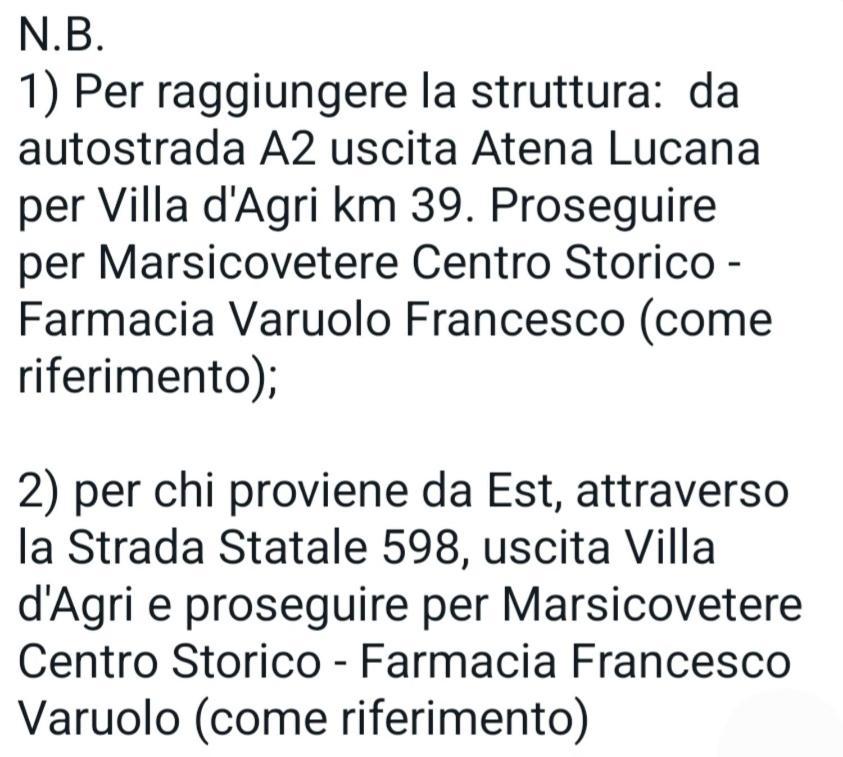 Marsicovetere Locazione Turistica" La Rupe" 빌라 외부 사진